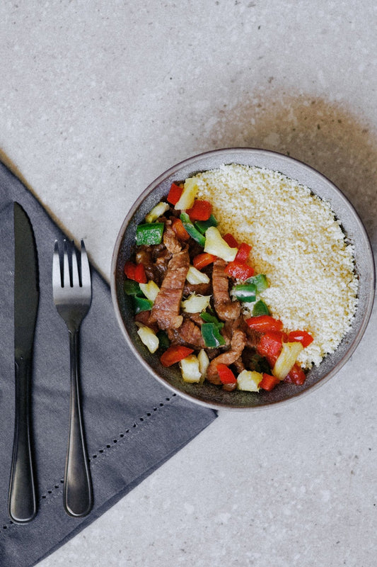 Hawaiian Beef Stir - Fry and Couscous - Plated Convenience