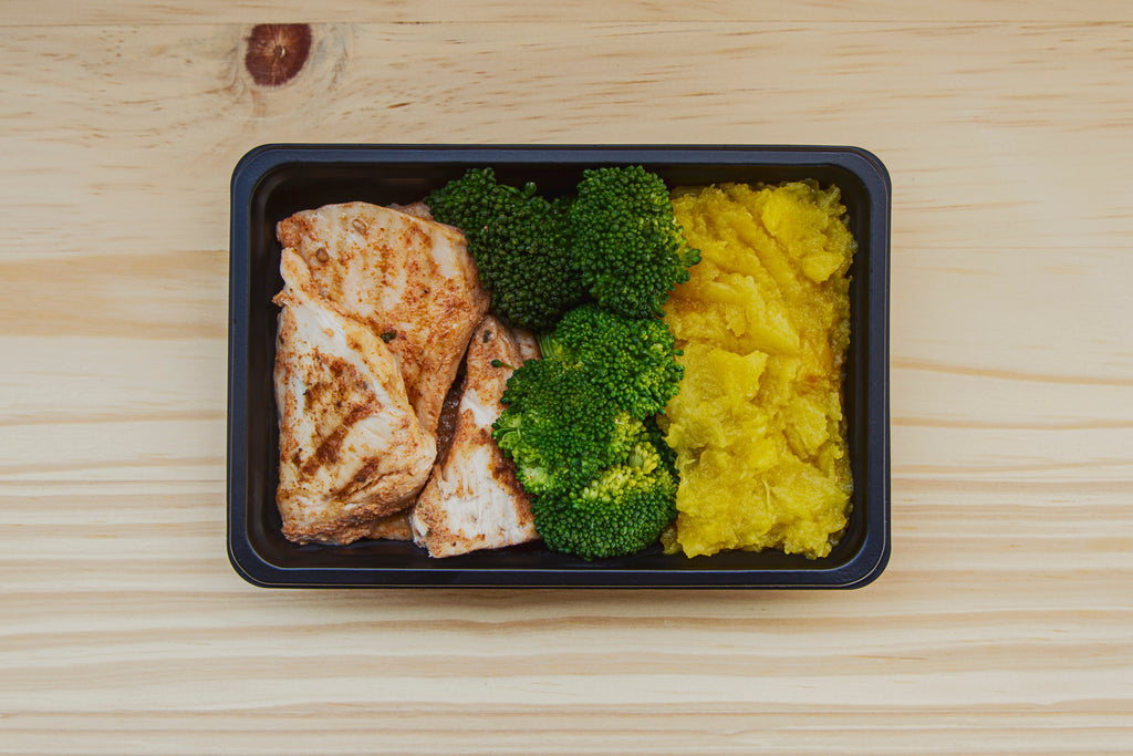 Chicken, Gemsquash and Broccoli