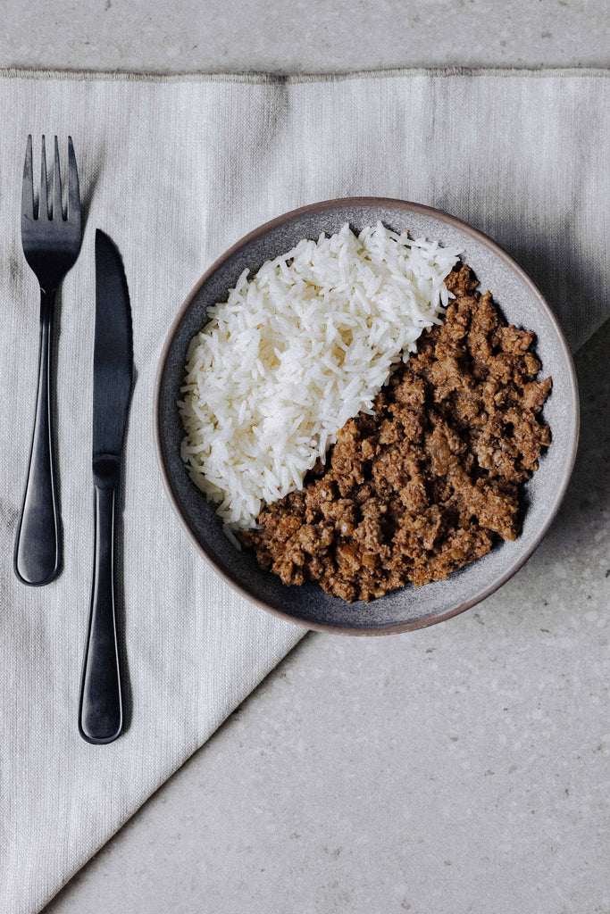 Lean Beef Mince and Rice