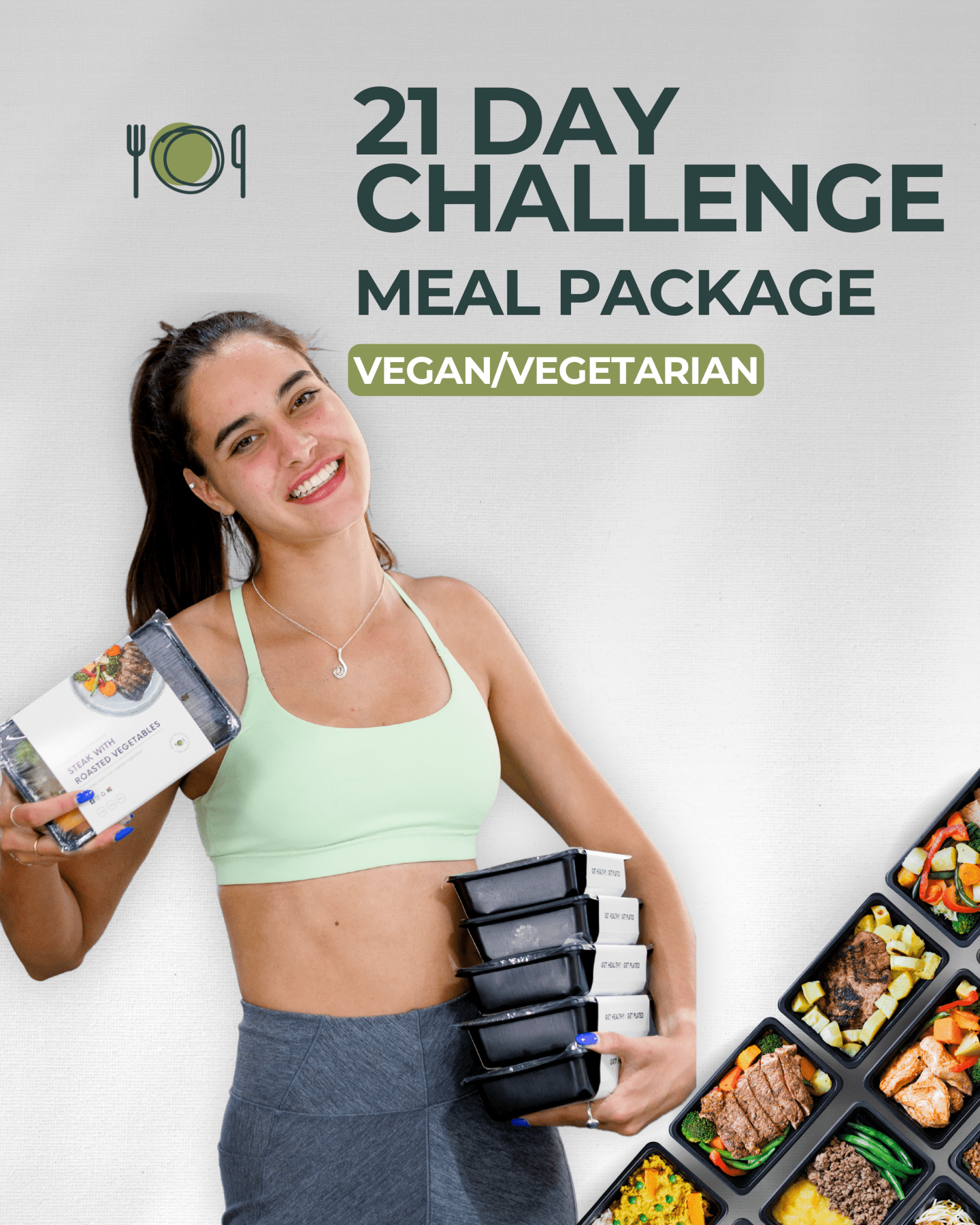 21 Day Challenge (Vegan/Vegetarian) - Plated Convenience