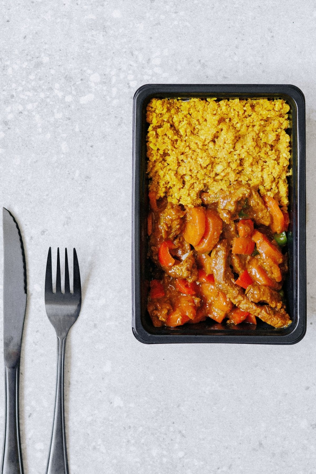 Beef Curry with Cauli Rice - Plated Convenience