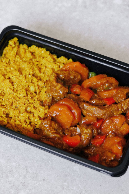 Beef Curry with Cauli Rice - Plated Convenience