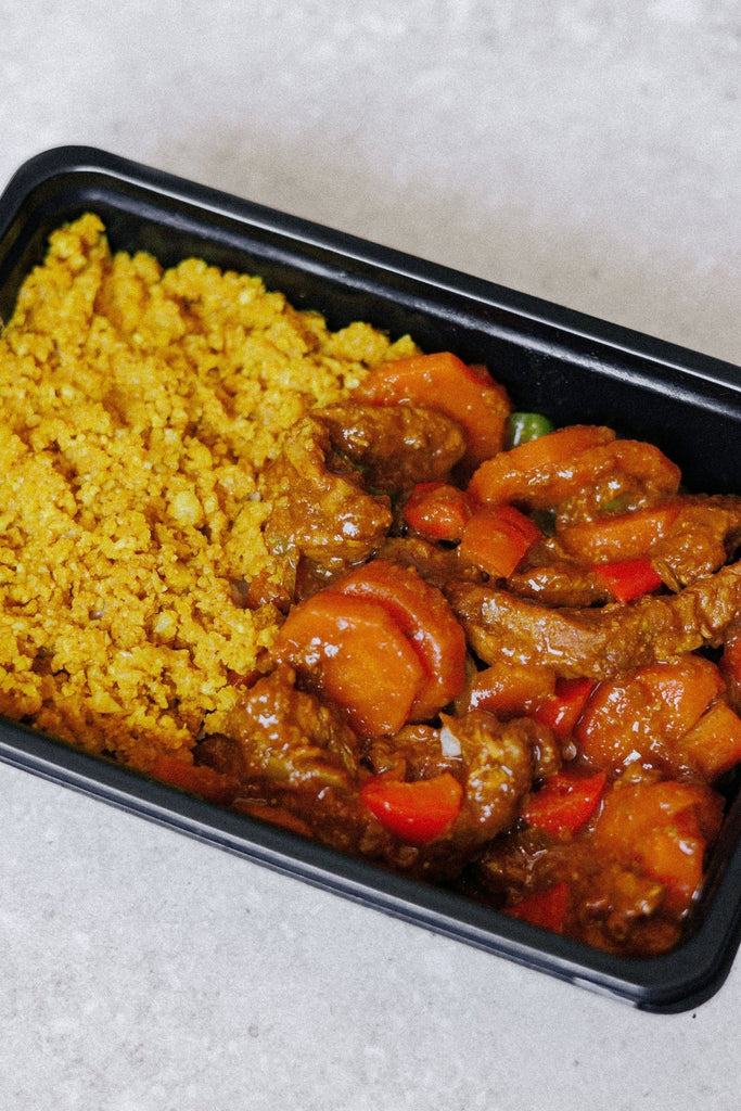 Beef Curry with Cauli Rice - Plated Convenience