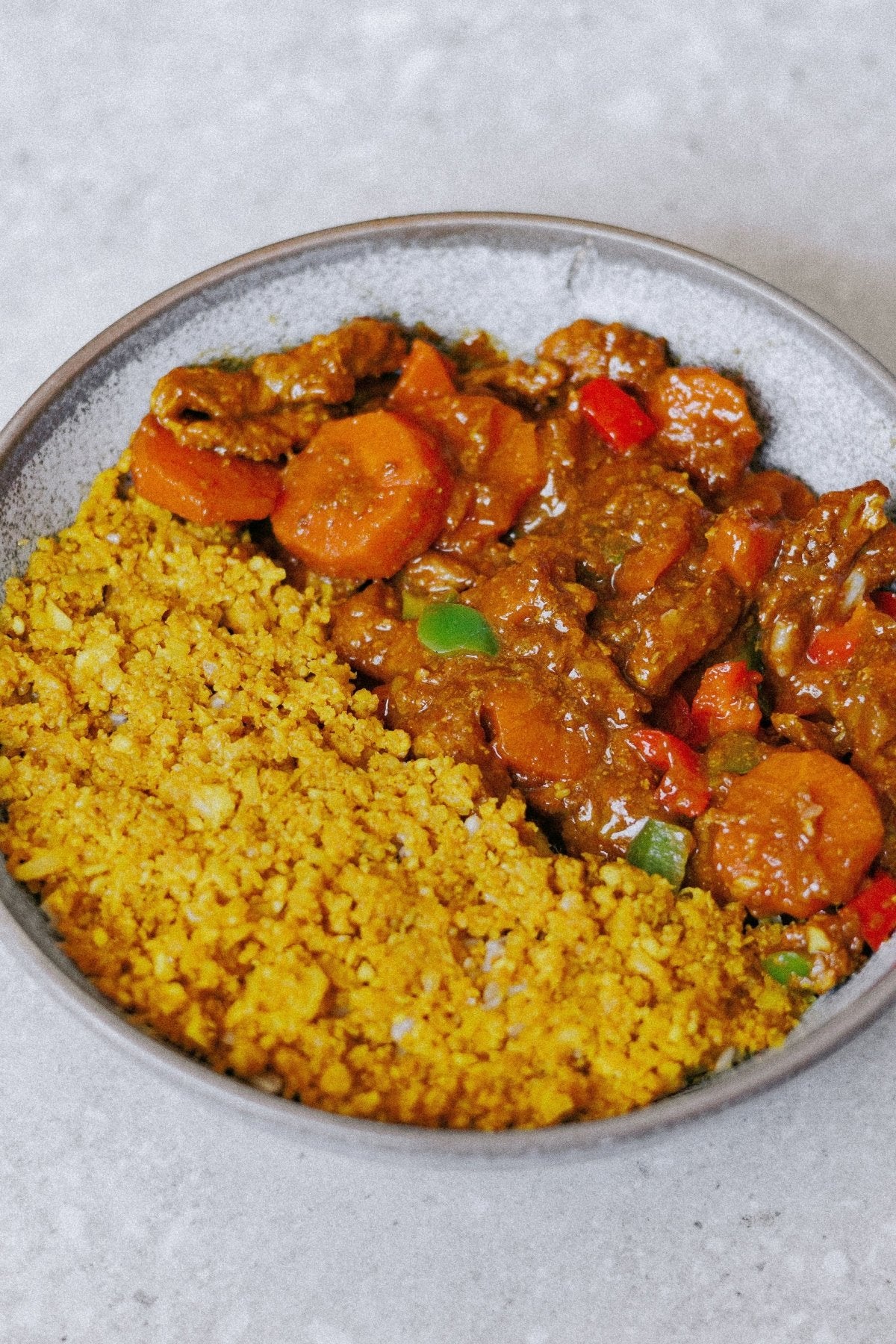 Beef Curry with Cauli Rice - Plated Convenience