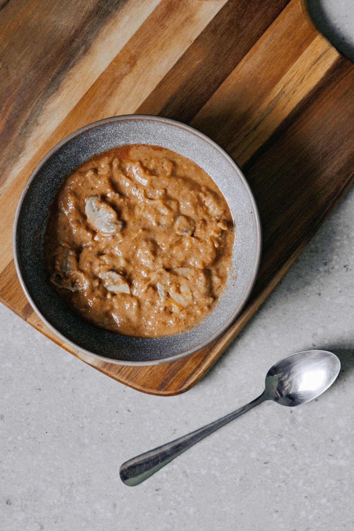 Biltong and Mushroom Soup - Plated Convenience