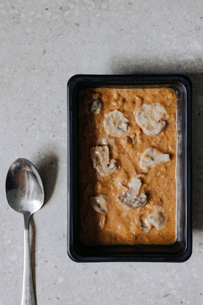 Biltong and Mushroom Soup - Plated Convenience