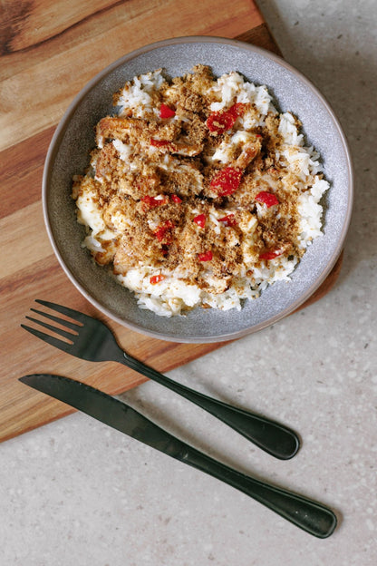 Chicken Béchamel with Rice - Plated Convenience