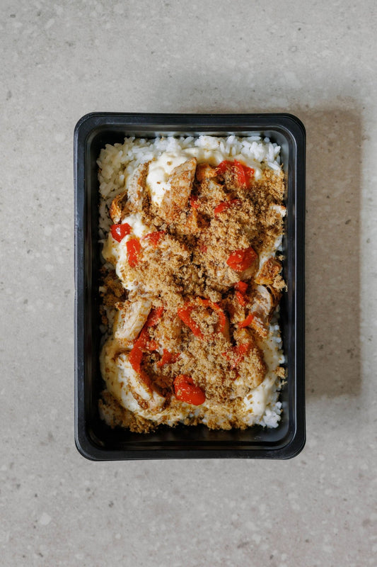 Chicken Béchamel with Rice - Plated Convenience