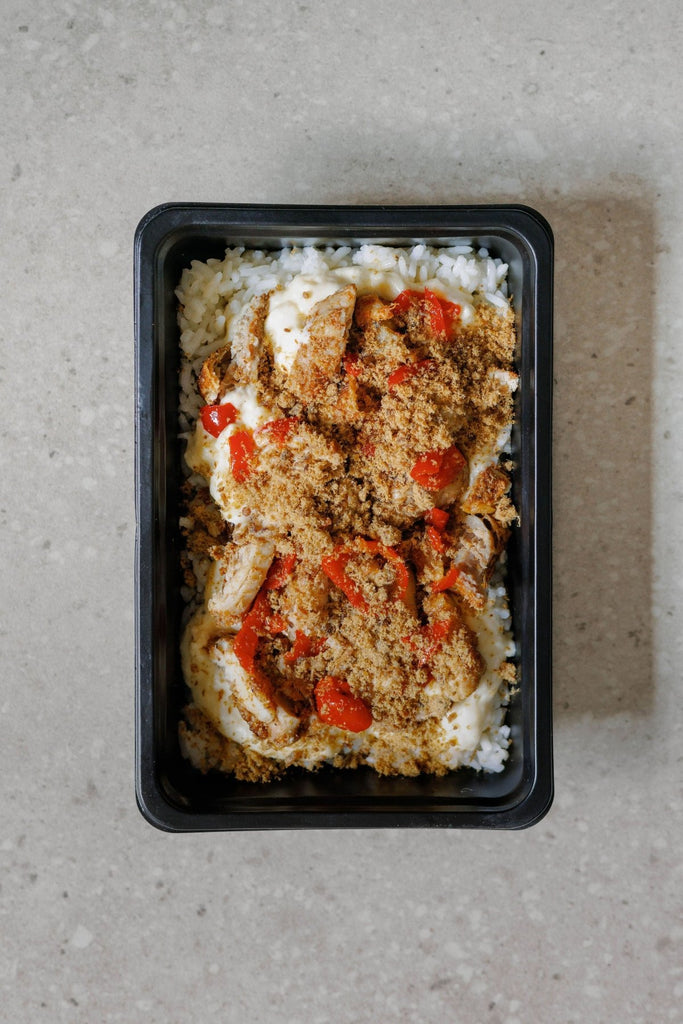 Chicken Béchamel with Rice - Plated Convenience