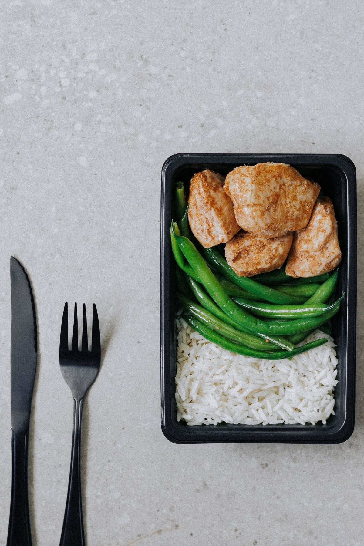 Chicken, Rice and Green Beans - Plated Convenience