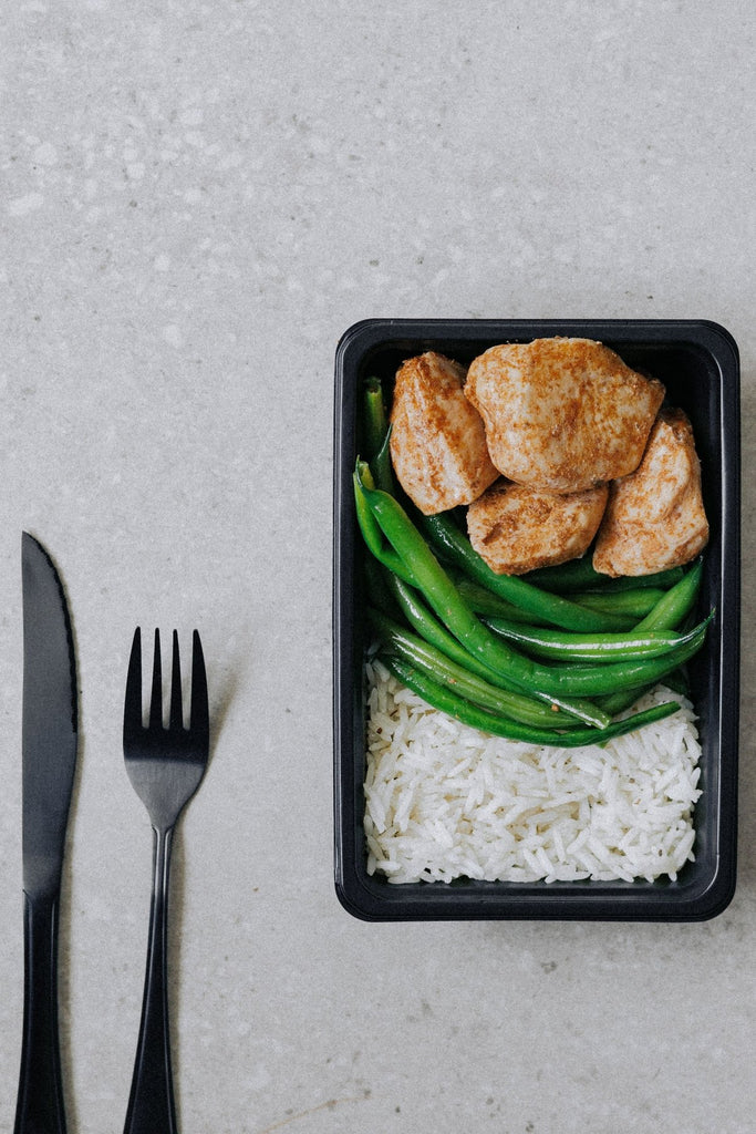 Chicken, Rice and Green Beans - Plated Convenience