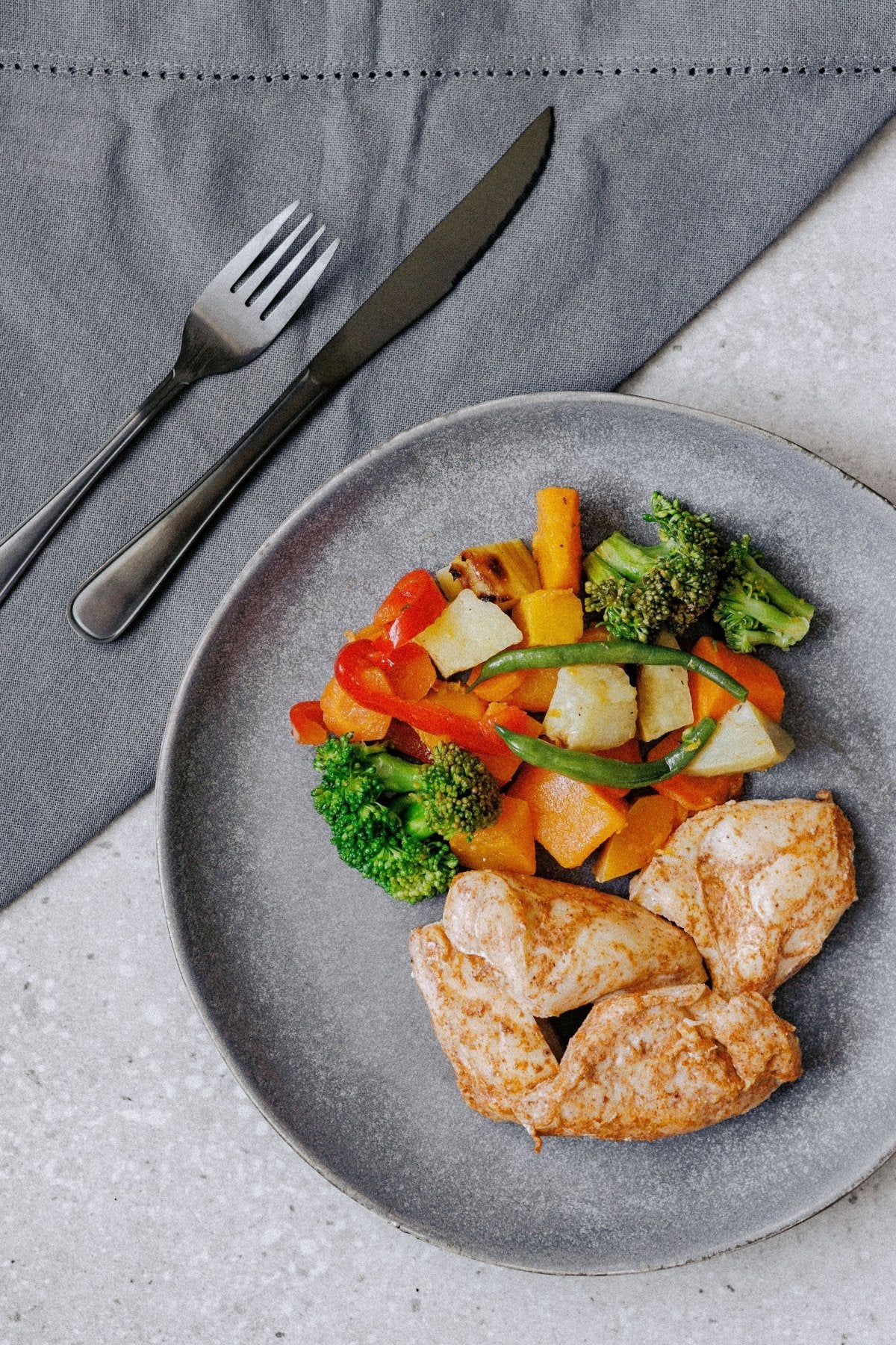 Chicken with Roasted Vegetables - Plated Convenience
