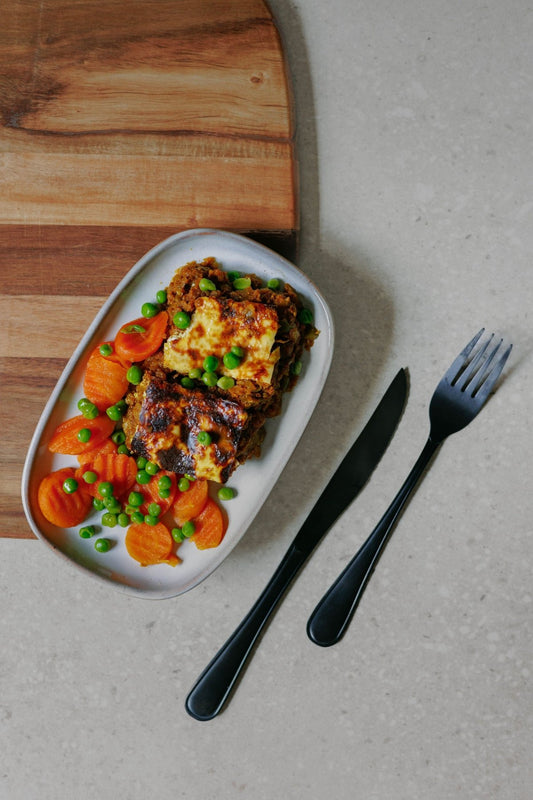Kids Bobotie, peas and carrots - Plated Convenience