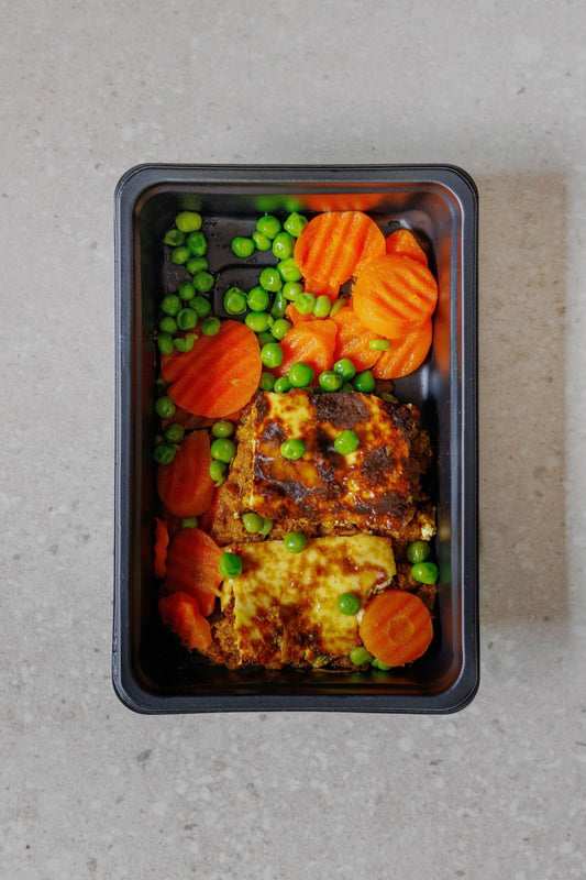 Kids Bobotie, peas and carrots - Plated Convenience