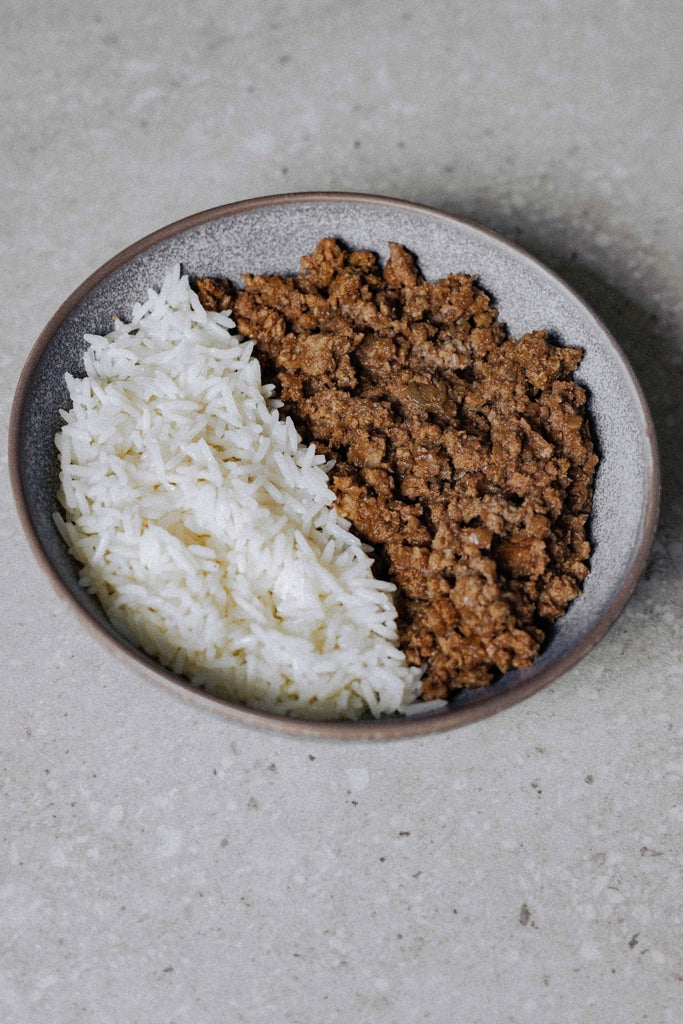 Lean Beef Mince and Rice - Plated Convenience