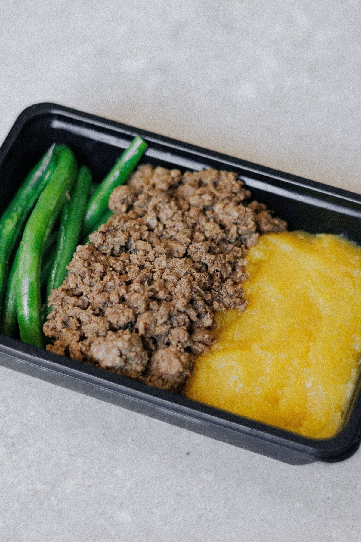 Lean Beef Mince, Gemsquash and Green Beans - Plated Convenience