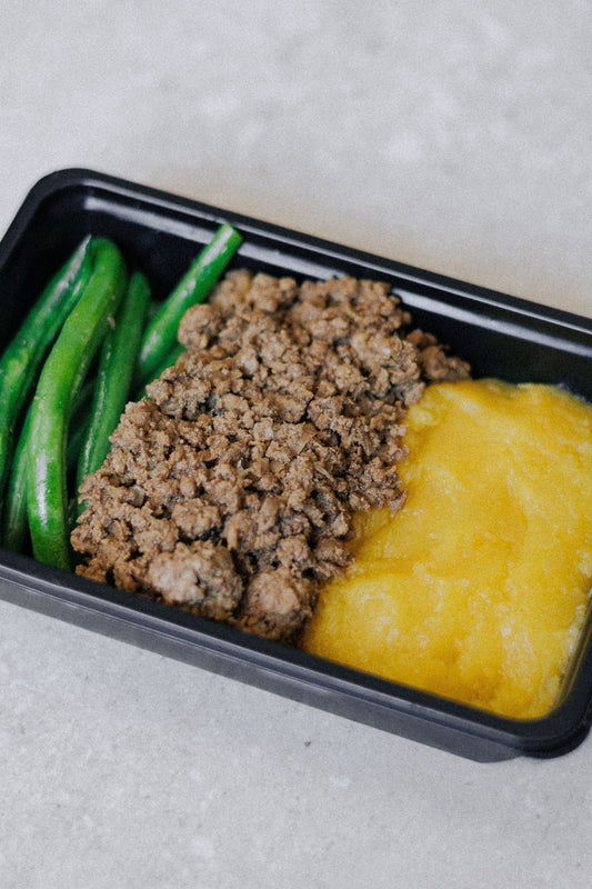 Lean Beef Mince, Gemsquash and Green Beans - Plated Convenience