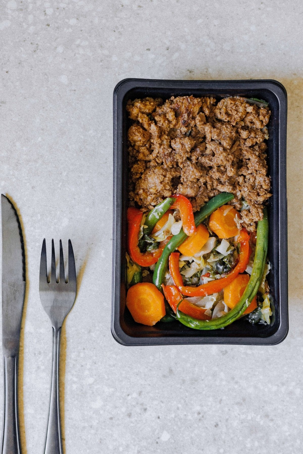 Lean Beef Mince with Stir - Fry - Plated Convenience