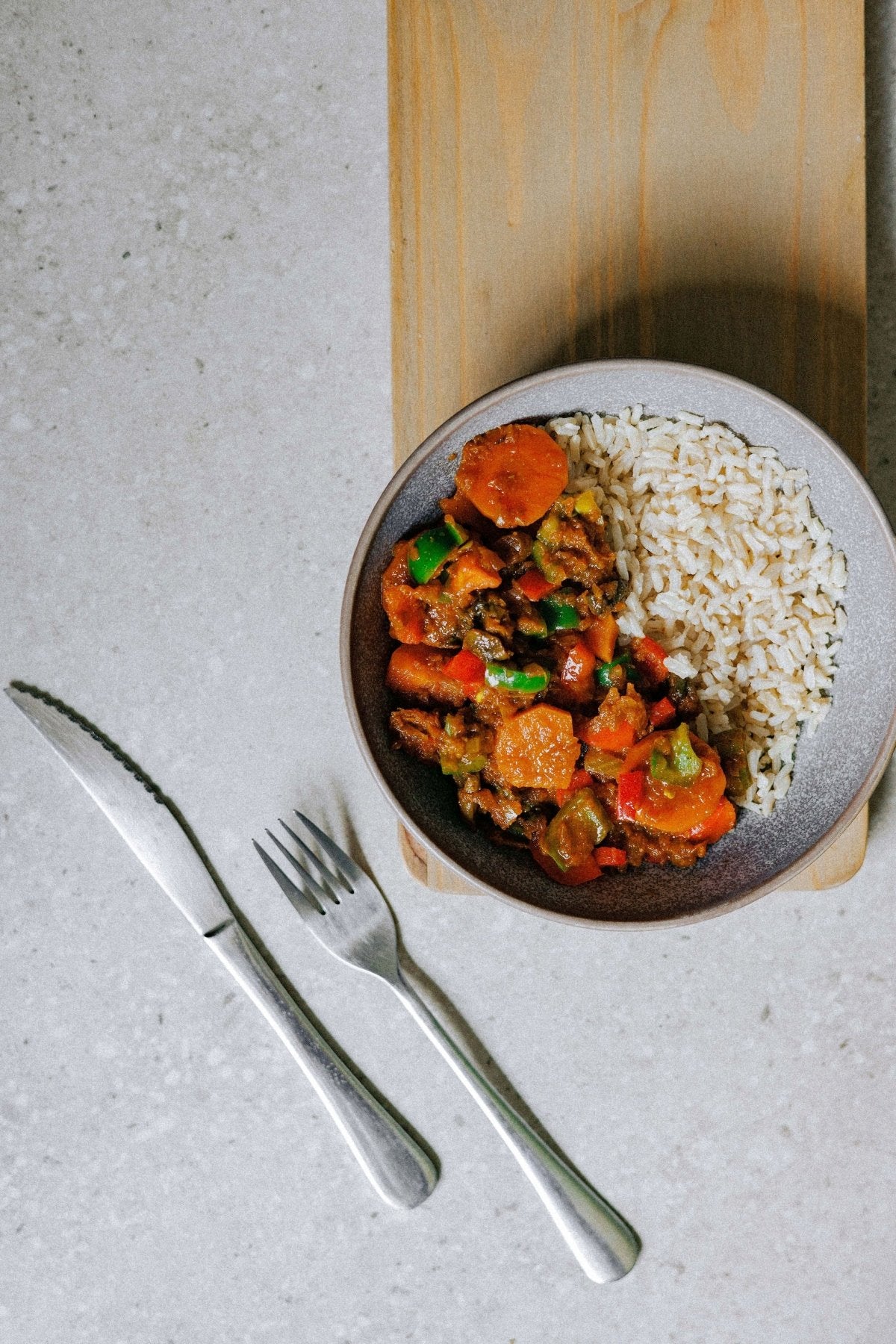 Mushroom Curry and Rice - Plated Convenience