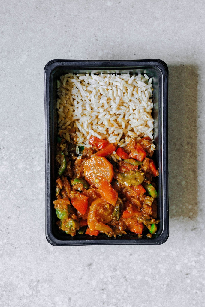 Mushroom Curry and Rice - Plated Convenience
