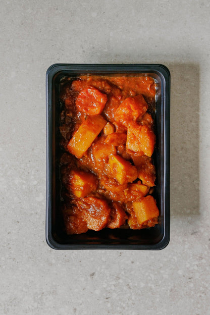 Pumpkin Chili Stew - Plated Convenience