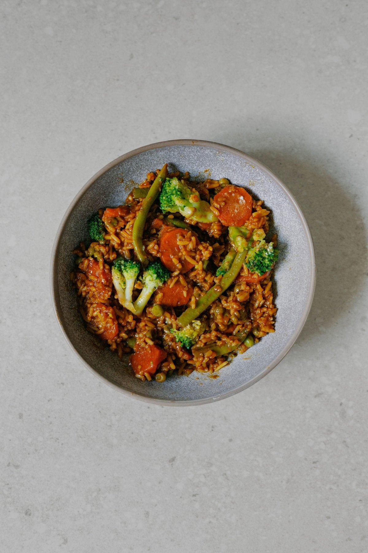 Teriyaki Vegetables with Rice - Plated Convenience