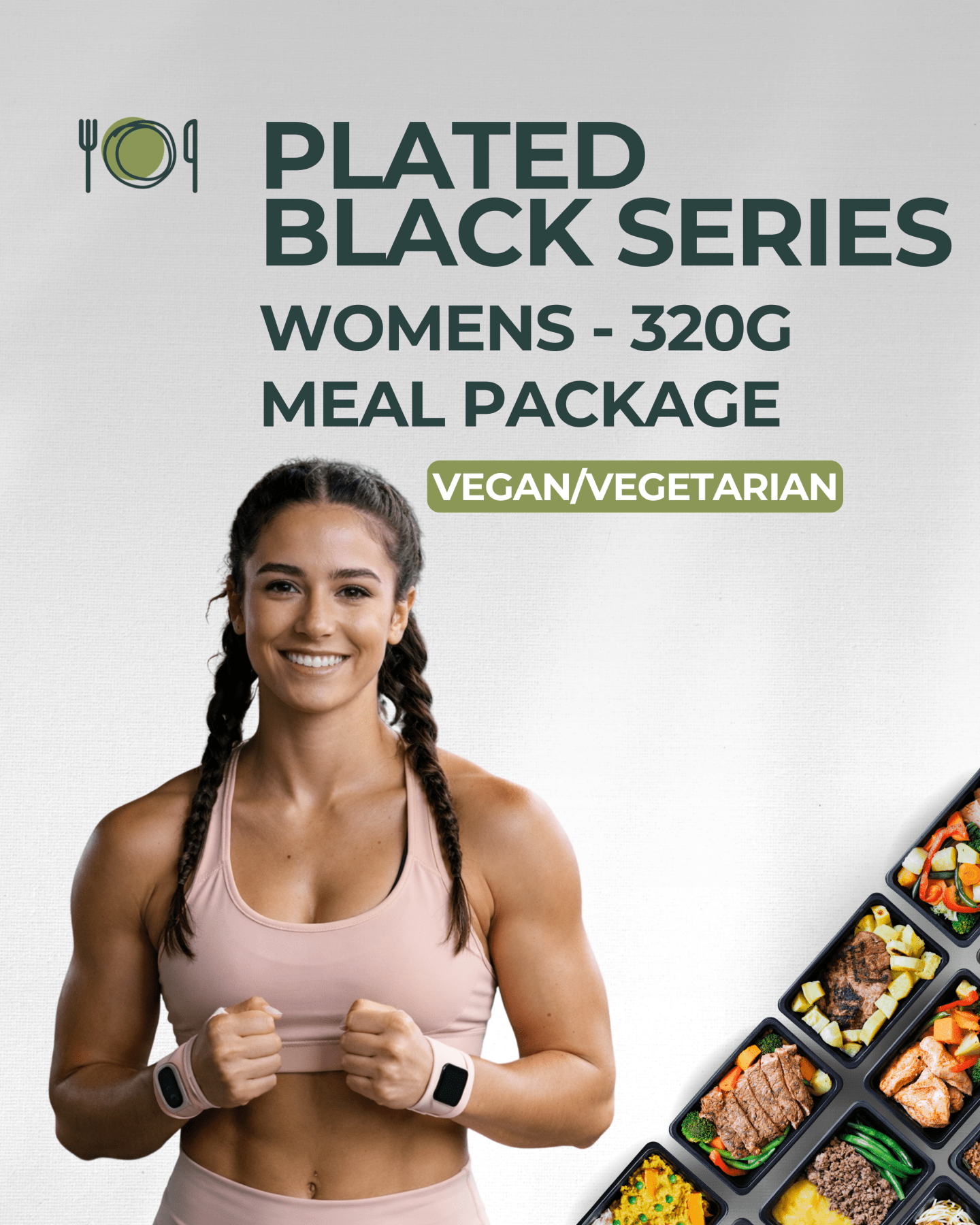 Vegan Black Series (With Breakfast/Snacks/Shake/Meals) - Plated Convenience