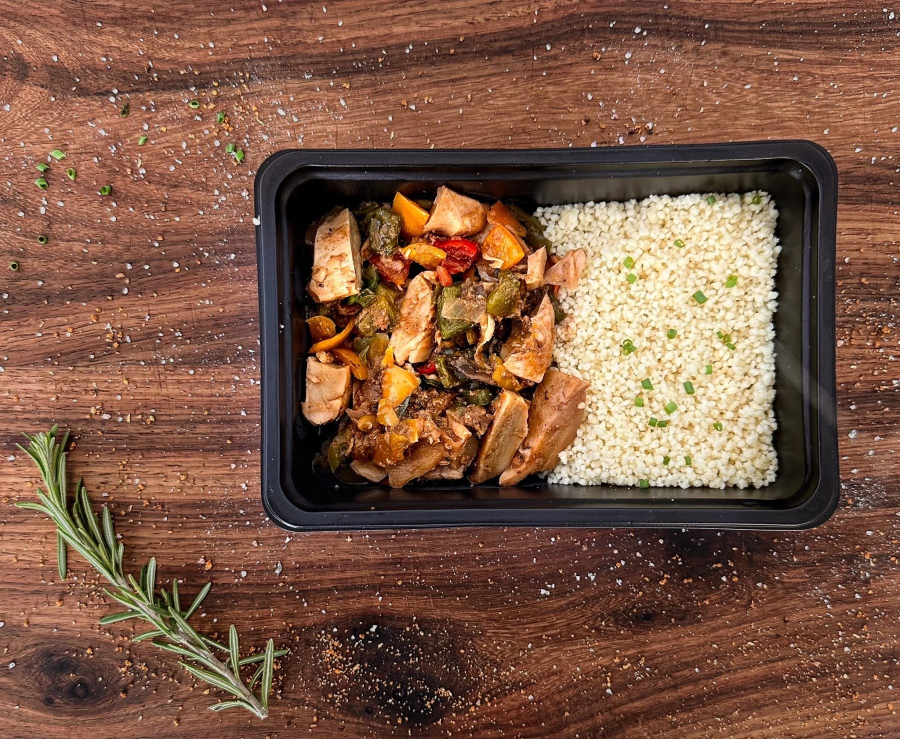 Vegan Chicken Couscous - Plated Convenience