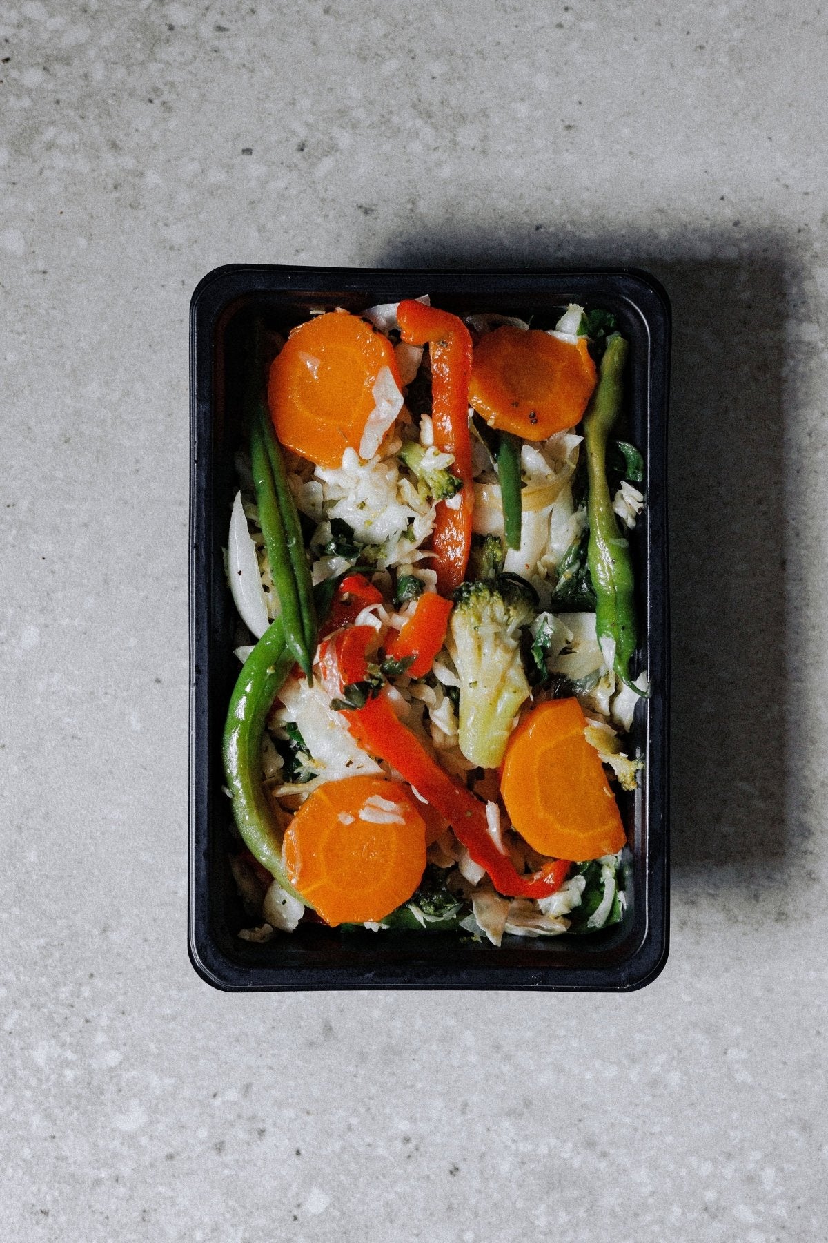 Wholewheat Pasta with Vegetable Stir - Fry - Plated Convenience