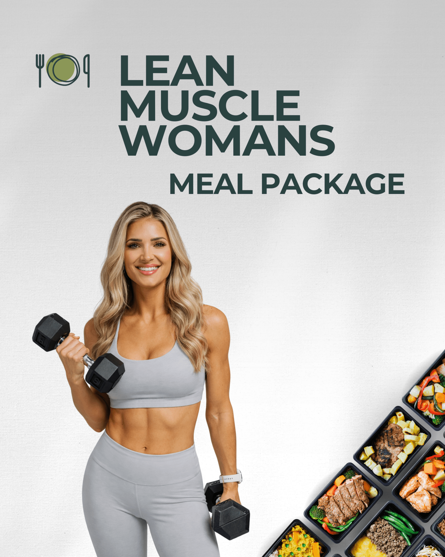 Women's Lean Muscle - Weight Loss Meals 240g - Plated Convenience
