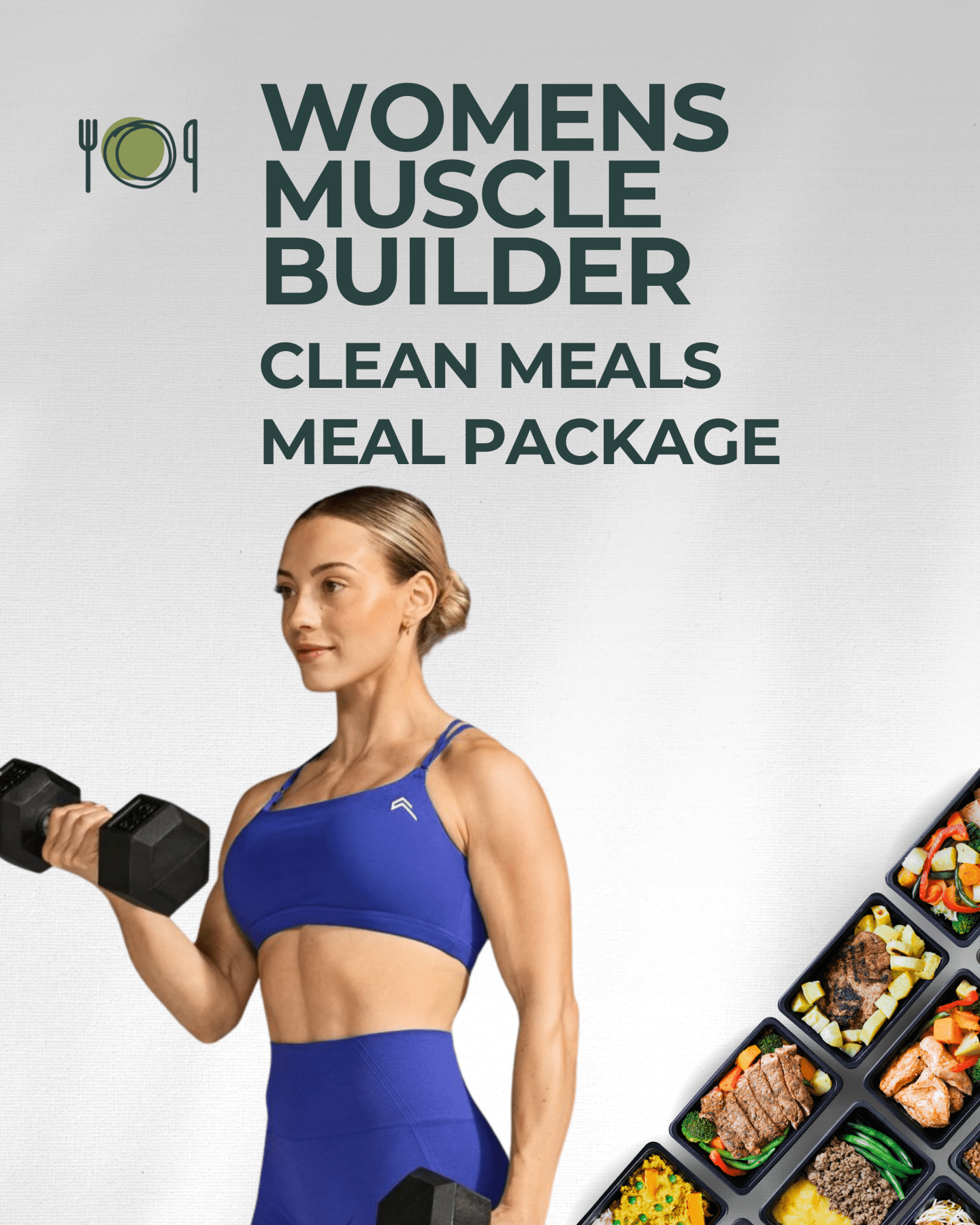 Women's Muscle Builder/ Performance Meals 320g - Plated Convenience