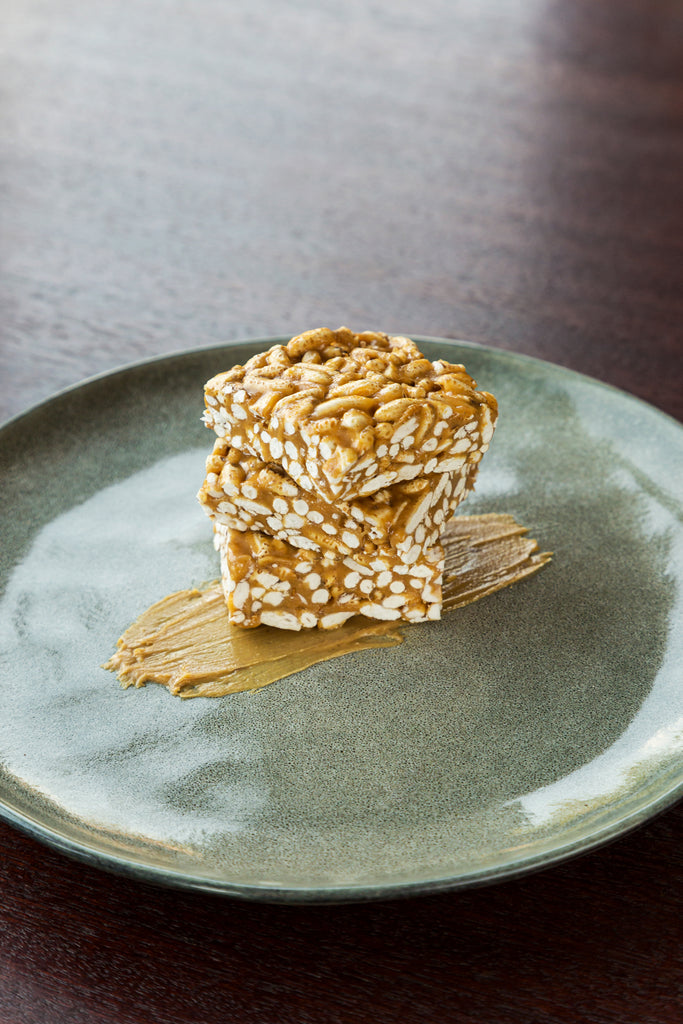 Plated Rice Crispy Treats