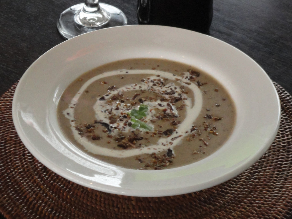 Biltong and Mushroom Soup